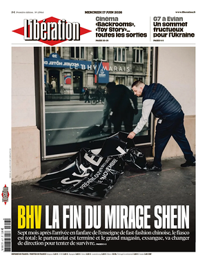 Prima pagina Libération di oggi - Quotidiano estero