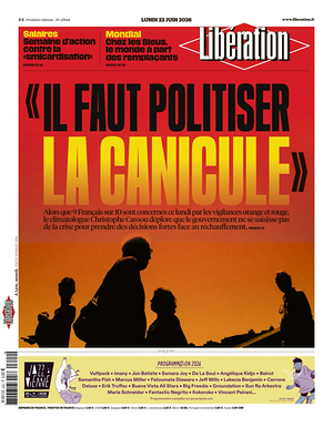 Prima pagina Libération di oggi - Quotidiano estero
