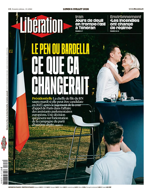 Prima pagina Libération di oggi - Quotidiano estero