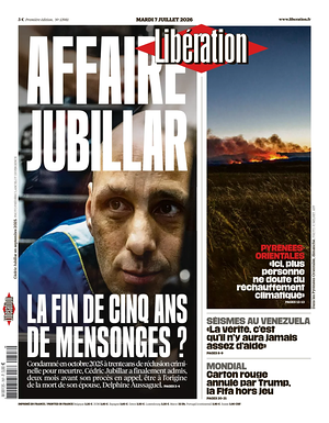 Prima pagina Libération di oggi - Quotidiano estero