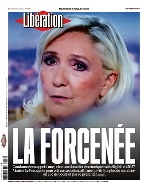 Prima pagina Libération di oggi - Quotidiano estero