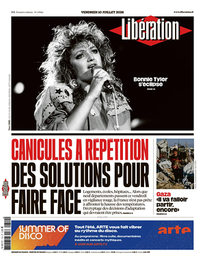 Prima pagina Libération di oggi - Quotidiano estero