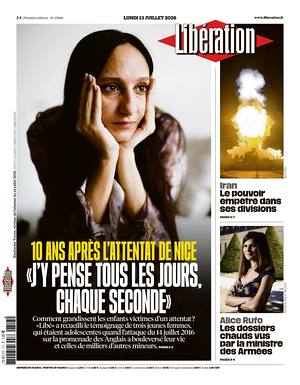 Prima pagina Libération di oggi - Quotidiano estero