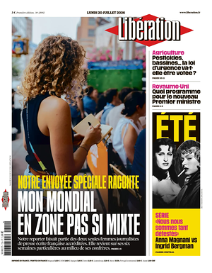 Prima pagina Libération di oggi - Quotidiano estero