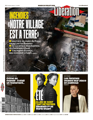 Prima pagina Libération di oggi - Quotidiano estero