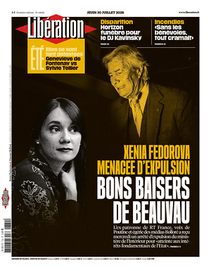 Prima pagina Libération di oggi - Quotidiano estero