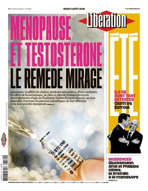 Prima pagina Libération di oggi - Quotidiano estero