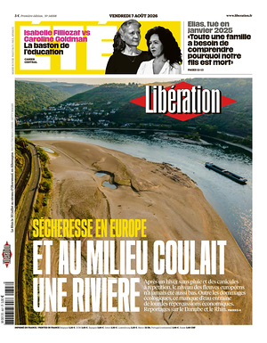 Prima pagina Libération di oggi - Quotidiano estero