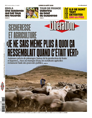 Prima pagina Libération di oggi - Quotidiano estero