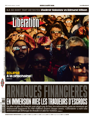 Prima pagina Libération di oggi - Quotidiano estero