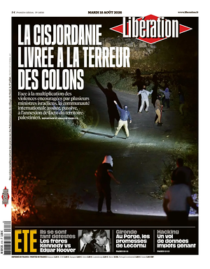 Prima pagina Libération di oggi - Quotidiano estero