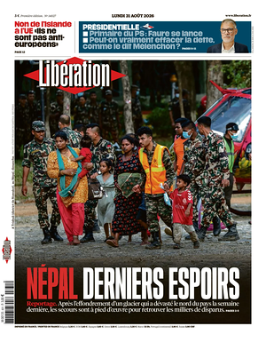 Prima pagina Libération di oggi - Quotidiano estero