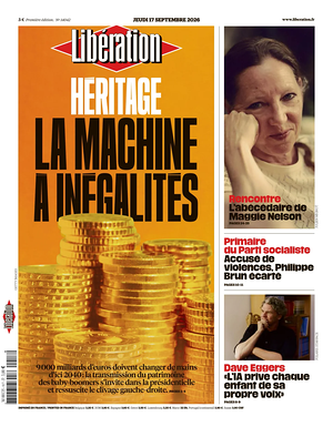 Prima pagina Libération di oggi - Quotidiano estero
