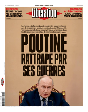 Prima pagina Libération di oggi - Quotidiano estero