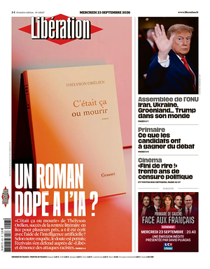 Prima pagina Libération di oggi - Quotidiano estero