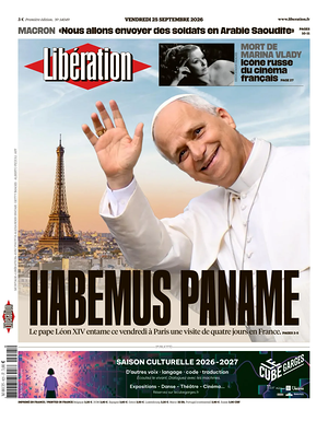 Prima pagina Libération di oggi - Quotidiano estero