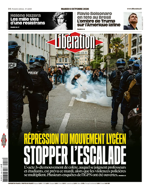 Prima pagina Libération di oggi - Quotidiano estero