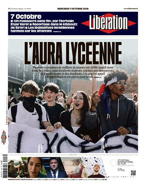 Prima pagina Libération di oggi - Quotidiano estero