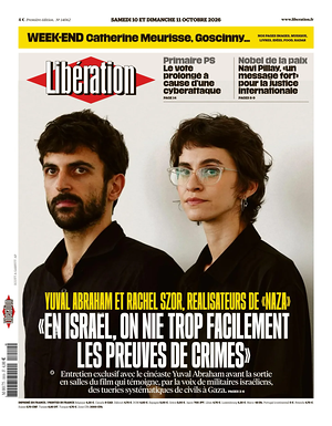 Prima pagina Libération di oggi - Quotidiano estero