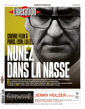 Prima pagina Libération di oggi - Quotidiano estero