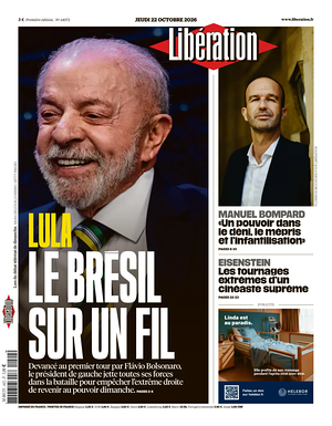 Prima pagina Libération di oggi - Quotidiano estero