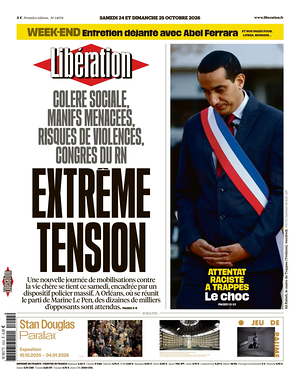 Prima pagina Libération di oggi - Quotidiano estero