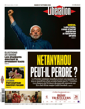 Prima pagina Libération di oggi - Quotidiano estero