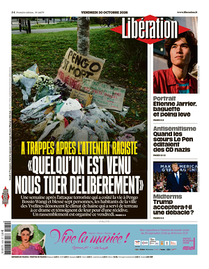 Prima pagina Libération di oggi - Quotidiano estero