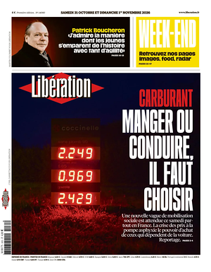Prima pagina Libération di oggi - Quotidiano estero