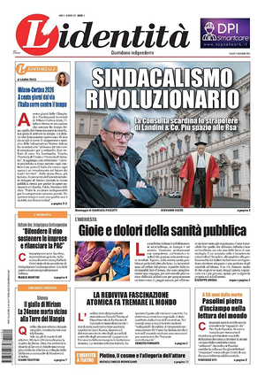 L'Identità prima pagina