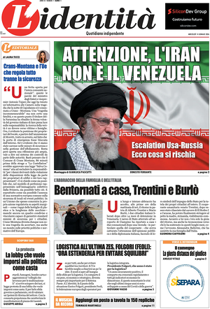 L'Identità prima pagina