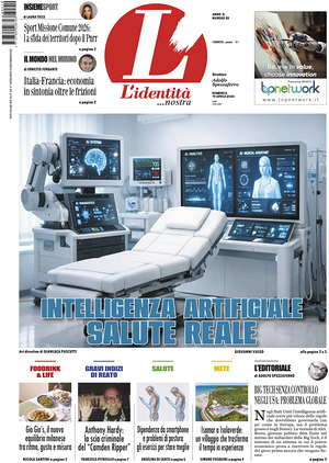 Prima pagina L'Identità di oggi - Quotidiano nazionale