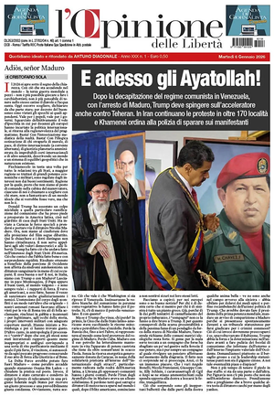 L'Opinione delle Libertà prima pagina