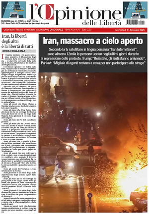 L'Opinione delle Libertà prima pagina