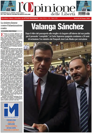 L'Opinione delle Libertà prima pagina