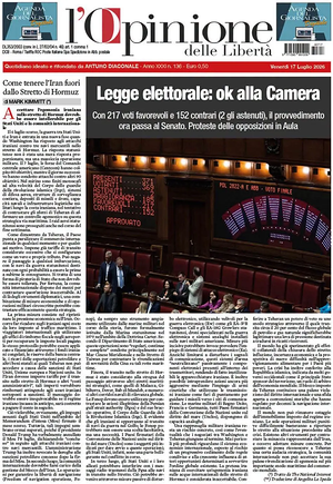 L'Opinione delle Libertà prima pagina