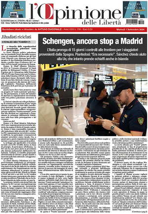 L'Opinione delle Libertà prima pagina
