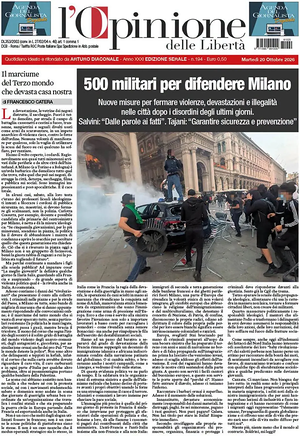 L'Opinione delle Libertà prima pagina