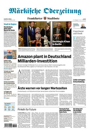 Titelseite von Rheinische Post heute - Schlagzeilen und Nachrichten