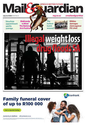 Prima pagina Mail & Guardian di oggi - Quotidiano estero
