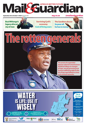Prima pagina Mail & Guardian di oggi - Quotidiano estero