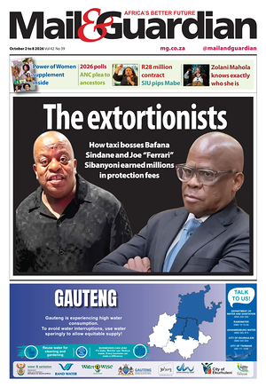 Prima pagina Mail & Guardian di oggi - Quotidiano estero