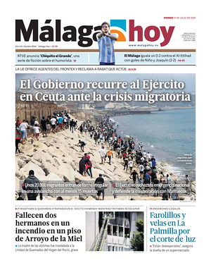 Prima pagina Málaga Hoy di oggi - Quotidiano regional
