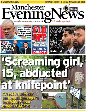 Manchester Evening News front page