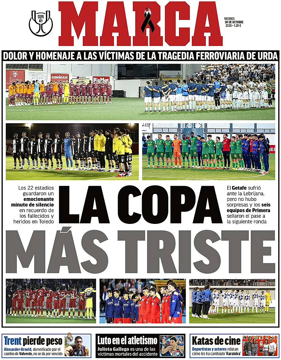 Portada Marca de hoy - Quiosco 30 octubre 2026