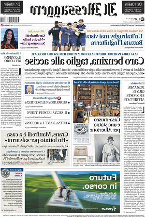 Il Messaggero prima pagina