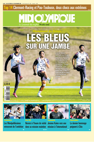 Une de Midi Olympique du jour - Journal sports