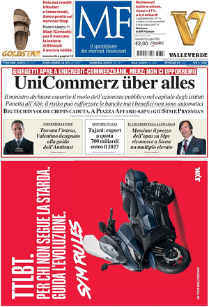 MF Milano Finanza prima pagina