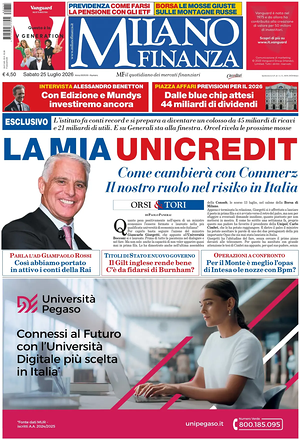 Prima pagina MF Milano Finanza di oggi - Quotidiano finanza