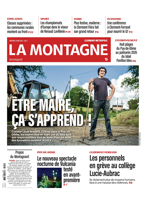 La Montagne (Clermont-Métropole) front page